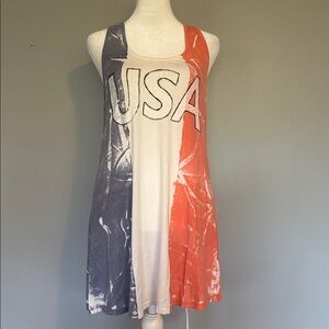 TParty USA Tank in Red, White and Blue, Size Medium